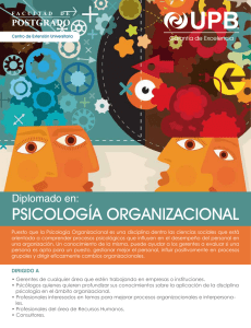 Pisicologìa organizacional