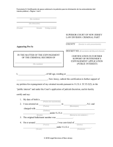 Formulario 9: Certificación de apoyo adicional a la petición para la