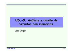 UD.-9. Análisis y diseño de circuitos con memorias. UD.