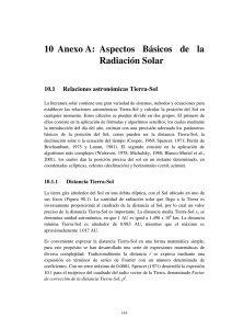 10 Anexo A: Aspectos Básicos de la Radiación Solar