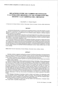 7 relaciones entre`ijos cambios secuenciales y la evolucion biologk