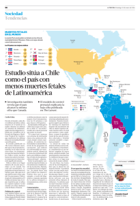 Estudio sitúa a Chile como el país con menos muertes fetales de