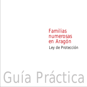 Familias numerosas en Aragón