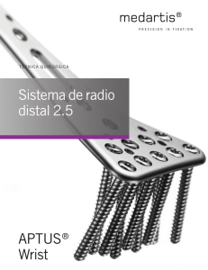 APTUS® Wrist Sistema de radio distal 2.5