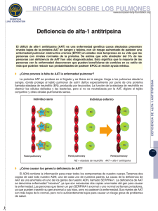 Deficiencia de alfa-1 antitripsina