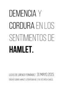 Demencia y cordura en los sentimientos de Hamlet