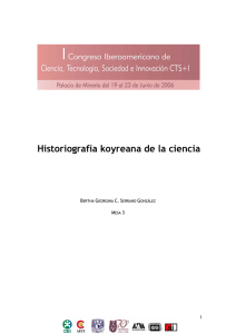 Historiografía koyreana de la ciencia
