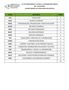 clave secciones series legi legislación 5 ajur asuntos