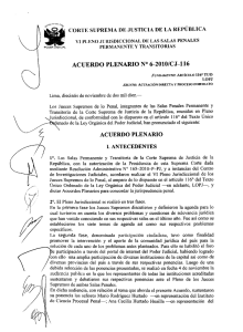 Acuerdo Plenario Nº 6-2010/CJ-116