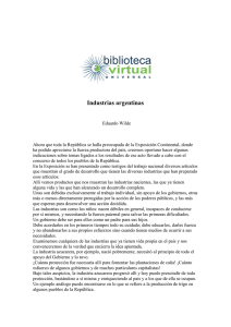 Industrias argentinas - Biblioteca Virtual Universal