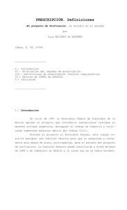 PRESCRIPCIÓN. Definiciones - Academia Nacional de Derecho y