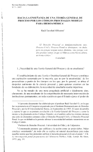 proceso por los codigos procesales modelo