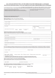 sol·licitud de certificat per al vot per correu d`electors temporalment a