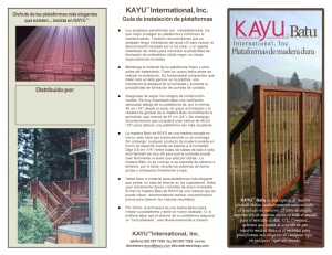 Plataformas de madera dura - KAYU ® International, Inc