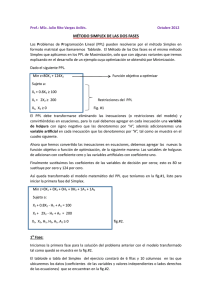 método simplex de las dos fases - MSc. Ing. Julio Rito Vargas Avilés