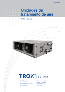 Serie TBS-EC 5/16/SP/4 Unidades de tratamiento de aire 330