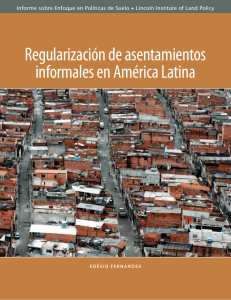 Regularización de asentamientos informales en América Latina