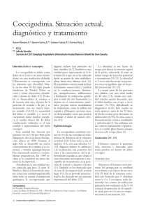 Coccigodinia. Situación actual, diagnóstico y tratamiento