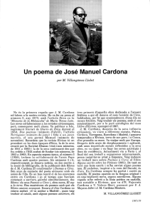 Un poema de José Manuel Cardona