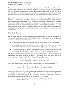 CRISTALES MONOAT $OMICOS (libro de Hill: secciones 5-1, 5