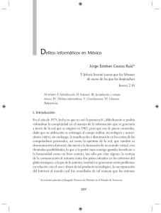 Delitos inform&aacute;ticos en M&eacute;xico - Instituto de la Judicatura Federal