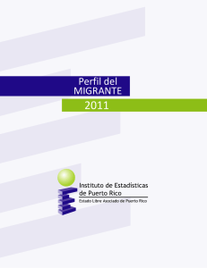 Perfil del Migrante 2011 - Instituto de Estadísticas de Puerto Rico