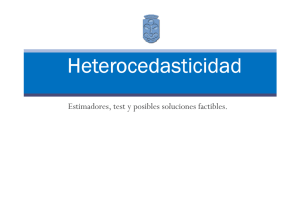 Heterocedasticidad - Universidade de Vigo