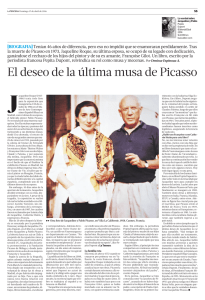 El deseo de la última musa de Picasso