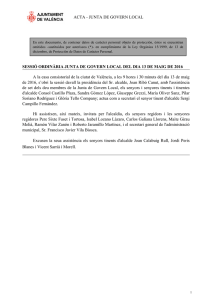acta en formato pdf - Ayuntamiento de Valencia