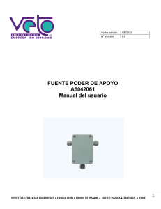 FUENTE PODER DE APOYO A6042061 Manual del usuario