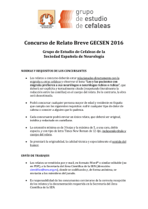 Concurso de Relato Breve GECSEN 2016