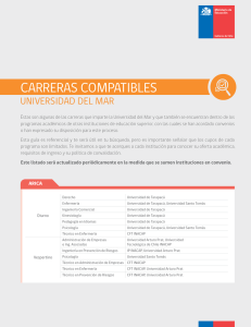 carreras compatibles - Ministerio de Educación de Chile