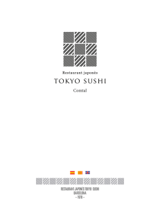 carta - Tokyo Sushi