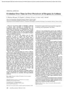 Evolution Over Time in Over Perceivers of Dyspnea in Asthma