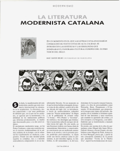 la literatura modernista catalana