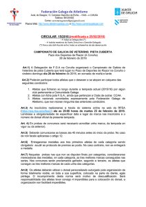 Circular 15-2016 - Federación Galega de Atletismo