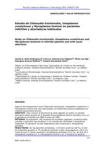 Estudio de Chlamydia trachomatis, Ureaplasma urealyticum y