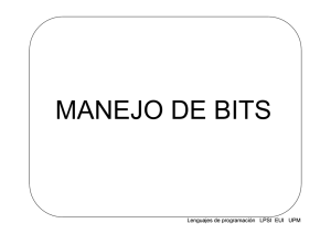 MANEJO DE BITS