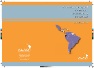 Comercio Intrarregional del Ecuador: características y