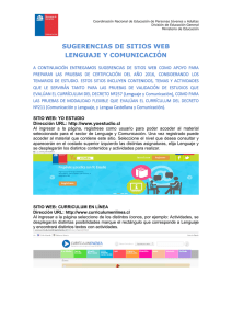 Lenguaje y Comunicación / Lengua Castellana y Comunicación