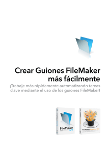 Crear Guiones FileMaker más fácilmente