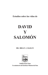 Estudios sobre las vidas de David y Salomón