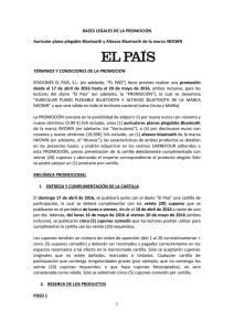 BASES LEGALES DE LA PROMOCIÓN Auricular plano