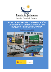 Plan de recepción de desechos generados por los buques y