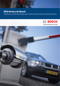 REG-Sentry de Bosch Sistema automatizado de control de accesos