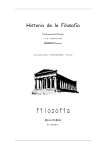 Historia de la Filosofía