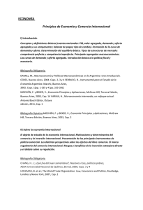 ECONOMÍA Principios de Economía y Comercio Internacional