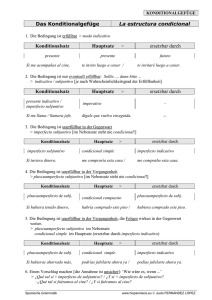 Das Konditionalgefüge La estructura condicional