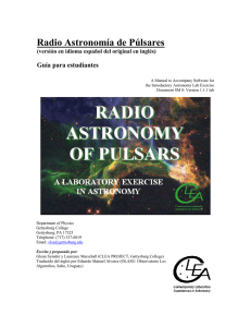 radio astronomia de pulsares