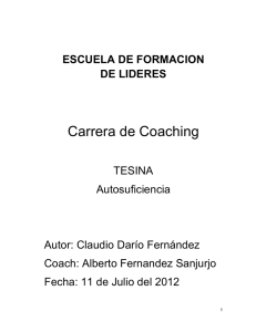 Carrera de Coaching - Escuela de Formación de Líderes